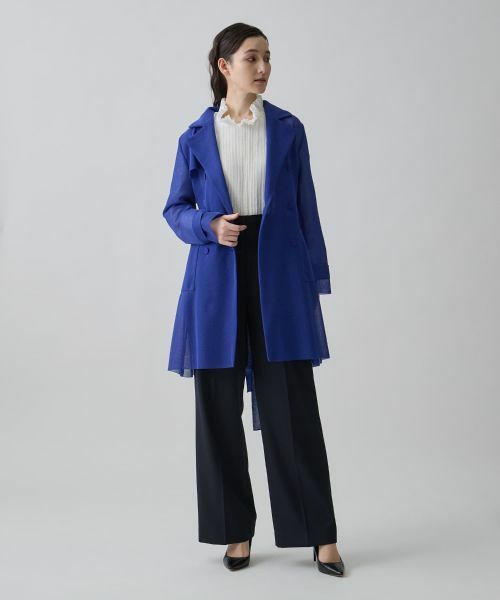 LANVIN COLLECTION / ランバン コレクション その他アウター | ミラノリブニットコート | 詳細4