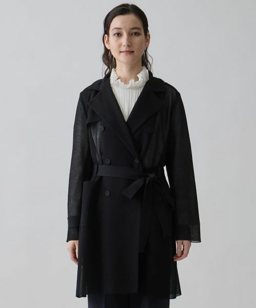 LANVIN COLLECTION / ランバン コレクション その他アウター | ミラノリブニットコート | 詳細8
