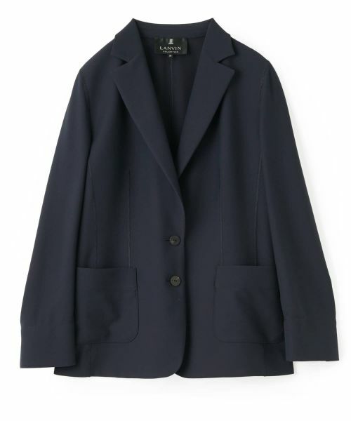 LANVIN COLLECTION / ランバン コレクション テーラードジャケット | バランサーキュラー テーラードジャケット(ネイビー)