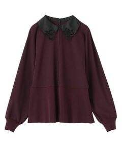 LANVIN COLLECTION / ランバン コレクション カットソー | ドライタッチ ドレープカットソー