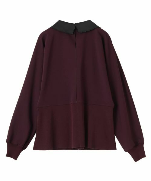LANVIN COLLECTION / ランバン コレクション カットソー | ドライタッチ ドレープカットソー | 詳細2