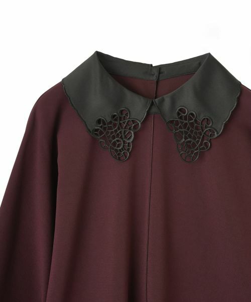 LANVIN COLLECTION / ランバン コレクション カットソー | ドライタッチ ドレープカットソー | 詳細3