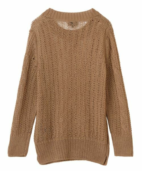 LANVIN COLLECTION / ランバン コレクション ニット・セーター | 7ゲージ針抜きケーブルニット | 詳細14