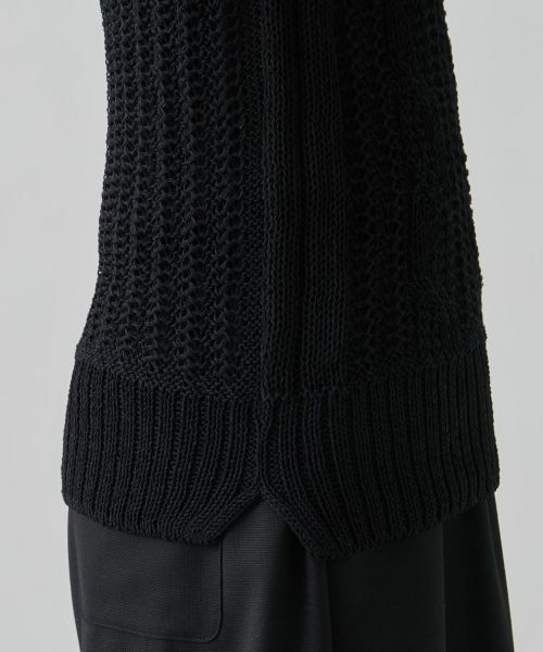LANVIN COLLECTION / ランバン コレクション ニット・セーター | 7ゲージ針抜きケーブルニット | 詳細7