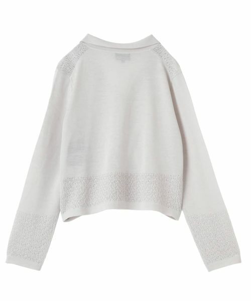 LANVIN COLLECTION / ランバン コレクション テーラードジャケット | テーラーカラー ニットジャケット | 詳細12