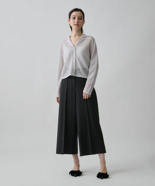 LANVIN COLLECTION / ランバン コレクション テーラードジャケット | テーラーカラー ニットジャケット | 詳細4