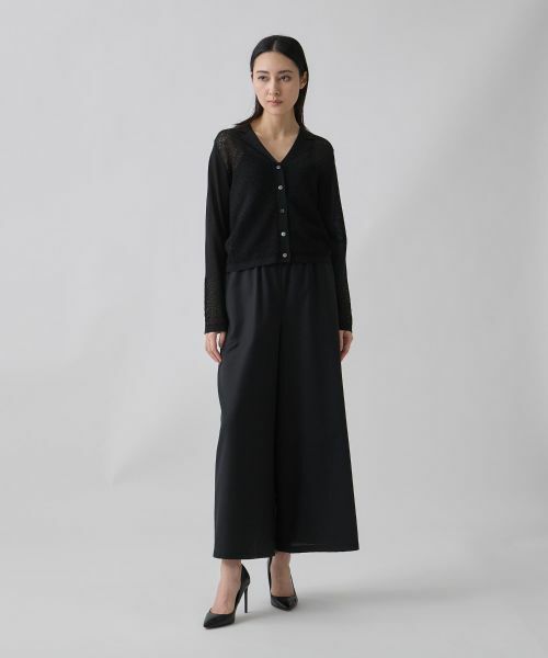 LANVIN COLLECTION / ランバン コレクション テーラードジャケット | テーラーカラー ニットジャケット | 詳細8
