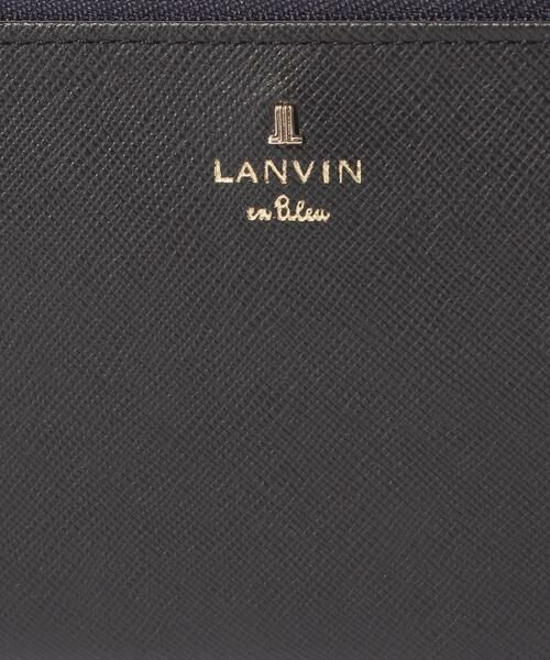 LANVIN en Bleu(バッグ) / ランバンオンブルー(バッグ) 財布・コインケース・マネークリップ | LANVIN　en　Bleu　リュクサンブール　ラウンドファスナー長財布 ワイン4 | 詳細5