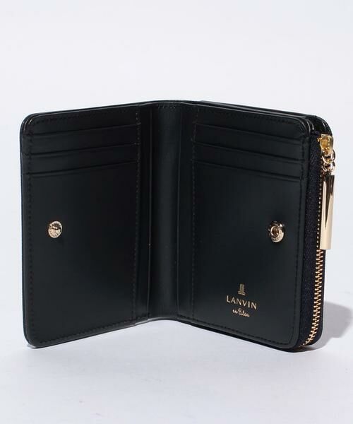 LANVIN en Bleu(バッグ) / ランバンオンブルー(バッグ) 財布・コインケース・マネークリップ | リュクサンブール　２つ折り財布　Lファスナー ワイン4 | 詳細8