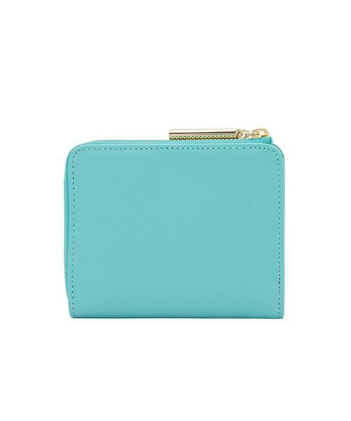 新品　LANVIN ミントグリーン 二つ折り財布 リュクサンブールカラー 二つ折り財布 （財布・コインケース