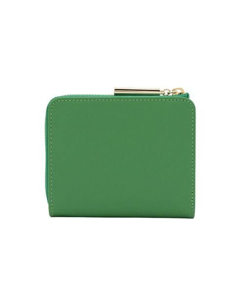 新品　LANVIN ミントグリーン 二つ折り財布 LANVIN en Bleu 最大46%☆8/24まで ランバンオンブルー 二つ折り