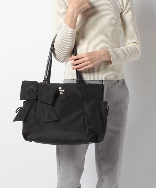 LANVIN en Bleu(バッグ) / ランバンオンブルー(バッグ) トートバッグ | ニナ 大リボン付き2wayトートバッグ | 詳細14