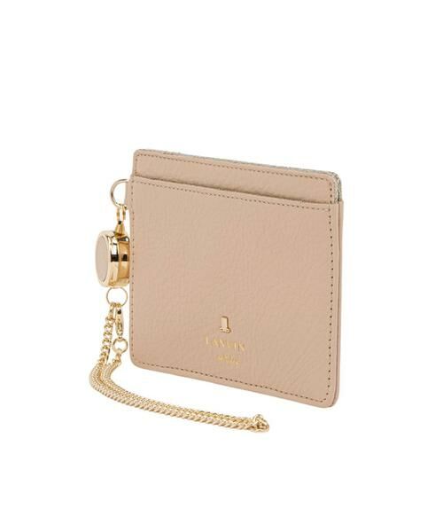 LANVIN en Bleu(バッグ) / ランバンオンブルー(バッグ) カードケース・名刺入れ・定期入れ | メラニー リール付きパスケース ピンクベージュ3 | 詳細11