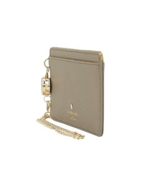 LANVIN en Bleu(バッグ) / ランバンオンブルー(バッグ) カードケース・名刺入れ・定期入れ | メラニー リール付きパスケース ピンクベージュ3 | 詳細12