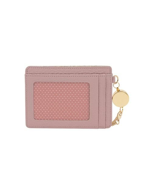 LANVIN en Bleu(バッグ) / ランバンオンブルー(バッグ) カードケース・名刺入れ・定期入れ | メラニー リール付きパスケース ピンクベージュ3 | 詳細15