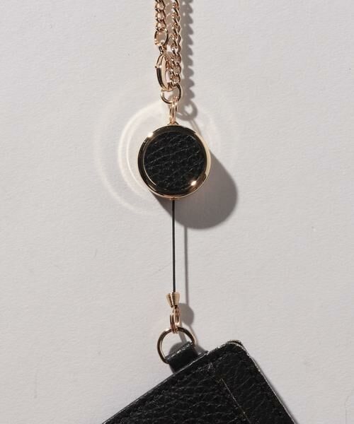 LANVIN en Bleu(バッグ) / ランバンオンブルー(バッグ) カードケース・名刺入れ・定期入れ | メラニー リール付きパスケース ピンクベージュ3 | 詳細26