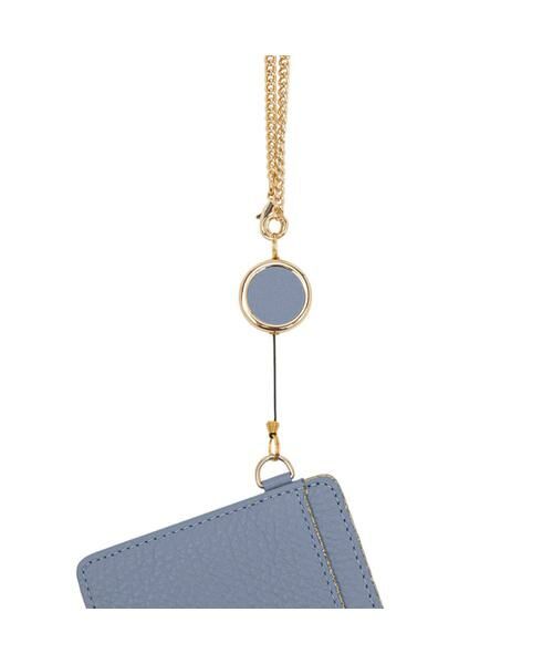 LANVIN en Bleu(バッグ) / ランバンオンブルー(バッグ) カードケース・名刺入れ・定期入れ | メラニー リール付きパスケース ピンクベージュ3 | 詳細28