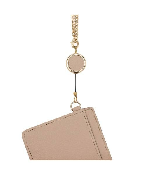 LANVIN en Bleu(バッグ) / ランバンオンブルー(バッグ) カードケース・名刺入れ・定期入れ | メラニー リール付きパスケース ピンクベージュ3 | 詳細29