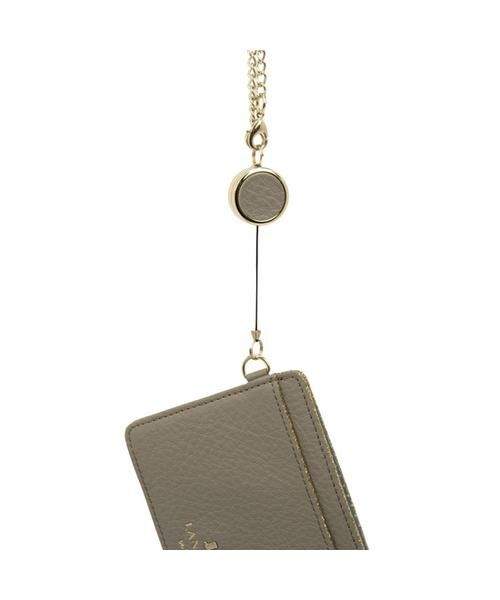 LANVIN en Bleu(バッグ) / ランバンオンブルー(バッグ) カードケース・名刺入れ・定期入れ | メラニー リール付きパスケース ピンクベージュ3 | 詳細30