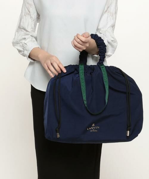 製品のノリかと思われますLANVIN en  Bleu  2way  バッグ