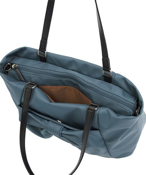 完売品✨LANVIN ランバンオンブルー　トートバッグ　リボンバッグ　2way LANVIN en Bleu ニナ 大リボン付き2wayトートバッグM ダーク