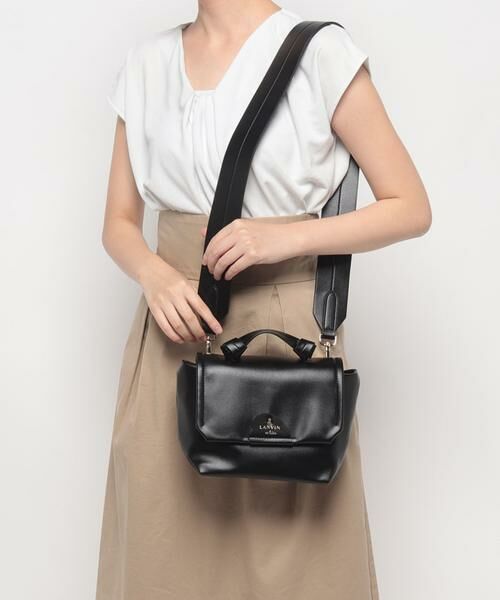 LANVIN en Bleu(バッグ) / ランバンオンブルー(バッグ) ショルダーバッグ | ルイーズ 2wayショルダーバッグ ダークグリーン | 詳細12