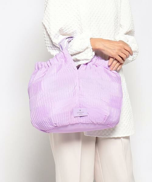 LANVIN en Bleu(バッグ) / ランバンオンブルー(バッグ) ハンドバッグ | ローザ 巾着バッグ | 詳細9