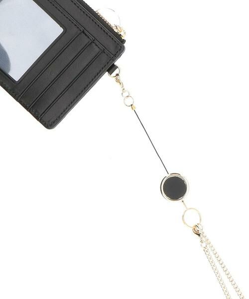 LANVIN en Bleu(バッグ) / ランバンオンブルー(バッグ) カードケース・名刺入れ・定期入れ | ブルフルール リール付ファスナーパスケース | 詳細6