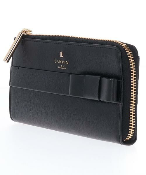 ランバンオンブルー(LANVIN en Bleu)シャリテ コンパクト長財布 シャリテ コンパクトL字ファスナー長財布 ブルー （財布・コイン