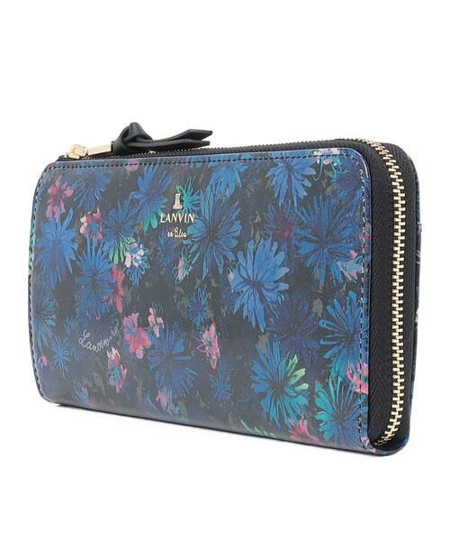 LANVIN en Bleu(バッグ) / ランバンオンブルー(バッグ) 財布・コインケース・マネークリップ | ブルーデイジー Lファスナー長財布 | 詳細5