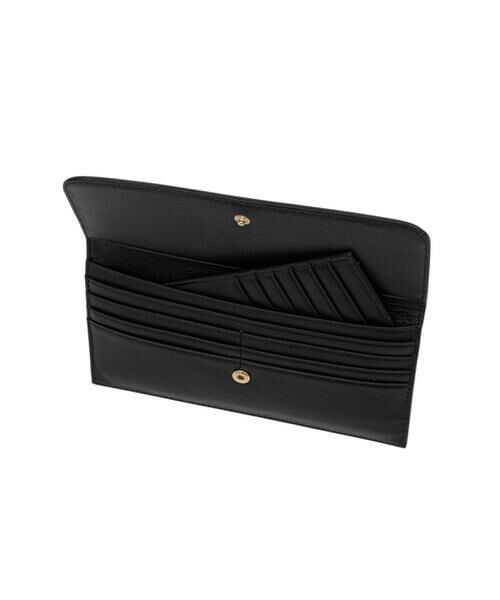 【新品タグ付き】ランバンオンブルー カルラ薄マチ長財布 ブラック ランバン オン ブルー LANVIN en Bleu カルラ 薄マチ長財布