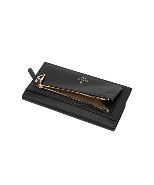 【新品タグ付き】ランバンオンブルー カルラ薄マチ長財布 ブラック カルラ 薄マチ長財布|LANVIN en Bleu | LANVIN en Bleu