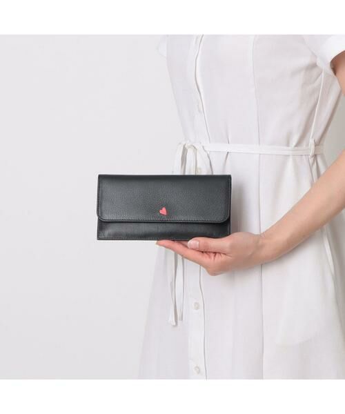 ランバン オン ブルー LANVIN en Bleu カルラ 薄マチ長財布