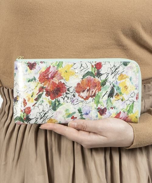 LANVIN en Bleu(バッグ) / ランバンオンブルー(バッグ) 財布・コインケース・マネークリップ | ランバン オン ブルー LANVIN en Bleu アクアレル Lファスナー長財布 | 詳細18