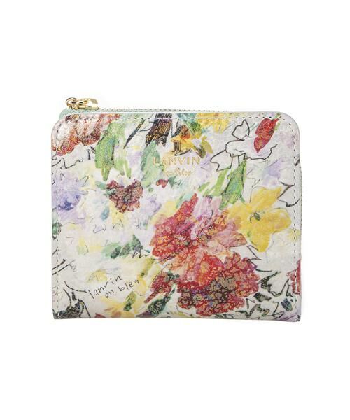 LANVIN en Bleu(バッグ) / ランバンオンブルー(バッグ) 財布・コインケース・マネークリップ | ランバン オン ブルー LANVIN en Bleu アクアレル Lファスナー二つ折り財布（マルチ）