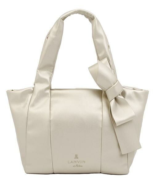 LANVIN en Bleu(バッグ)/ランバンオンブルー(バッグ) フリディティ ハンドバッグ(大) ゴールド F LANVIN en Bleu(バッグ)/ランバンオンブルー(バッグ) フリディティ ハンドバッグ(大) ゴールド F