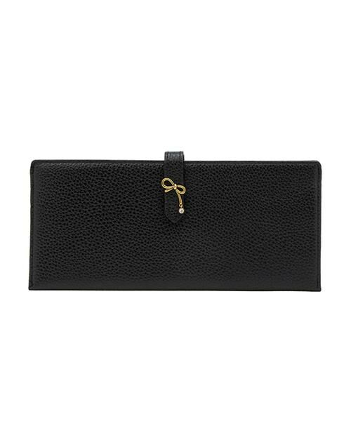 LANVIN en Bleu(バッグ)/ランバンオンブルー(バッグ) ランバン オン ブルー LANVIN en Bleu リュバン 薄マチ長財布 ブラック F LANVIN en Bleu(バッグ)/ランバンオンブルー(バッグ) ランバン オン ブルー LANVIN en Bleu リュバン 薄マチ長財布 ブラック F