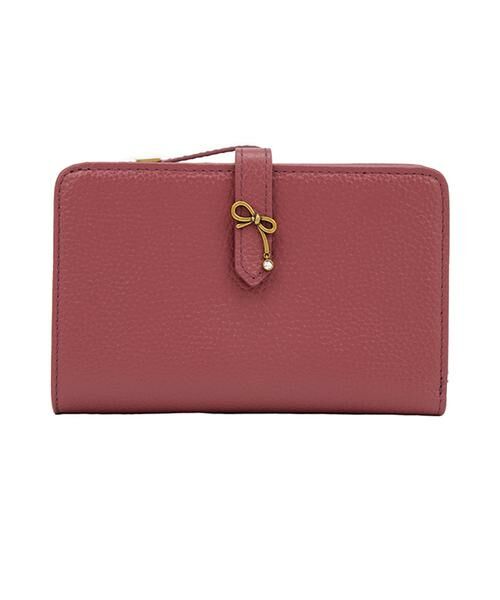 LANVIN en Bleu(バッグ)/ランバンオンブルー(バッグ) リュバン 二つ折り財布 ピンク F LANVIN en Bleu(バッグ)/ランバンオンブルー(バッグ) リュバン 二つ折り財布 ピンク F