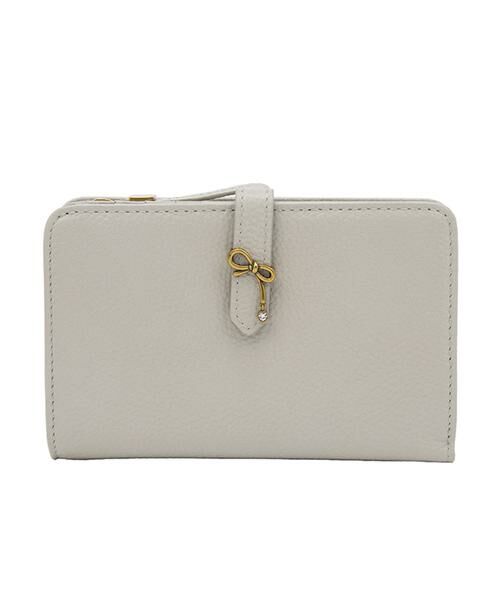 LANVIN en Bleu(バッグ)/ランバンオンブルー(バッグ) リュバン 二つ折り財布 ベージュ F LANVIN en Bleu(バッグ)/ランバンオンブルー(バッグ) リュバン 二つ折り財布 ベージュ F