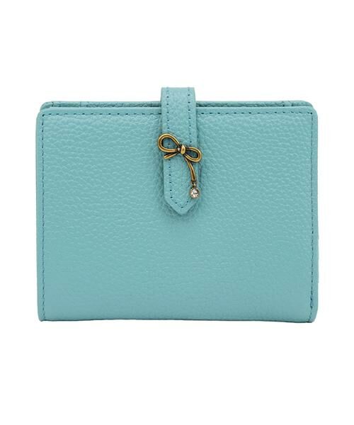 LANVIN en Bleu(バッグ)/ランバンオンブルー(バッグ) リュバン コンパクト二つ折り財布 ブルー F LANVIN en Bleu(バッグ)/ランバンオンブルー(バッグ) リュバン コンパクト二つ折り財布 ブルー F