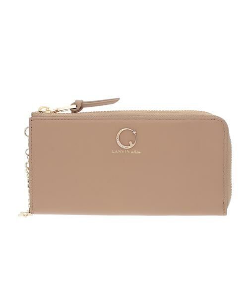 LANVIN en Bleu(バッグ)/ランバンオンブルー(バッグ) ランバン オン ブルー LANVIN en Bleu ルナ Lファスナー長財布 ベージュ F LANVIN en Bleu(バッグ)/ランバンオンブルー(バッグ) ランバン オン ブルー LANVIN en Bleu ルナ Lファスナー長財布 ベージュ F