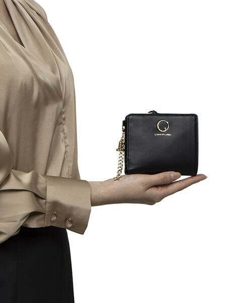 LANVIN en Bleu(バッグ) / ランバンオンブルー(バッグ) 財布・コインケース・マネークリップ | ランバン オン ブルー LANVIN en Bleu ルナ Lファスナー二つ折り財布 | 詳細9