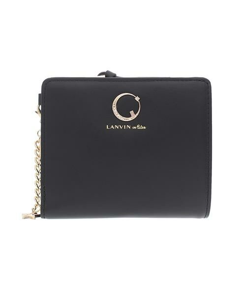 LANVIN en Bleu(バッグ)/ランバンオンブルー(バッグ) ランバン オン ブルー LANVIN en Bleu ルナ Lファスナー二つ折り財布 ブラック F LANVIN en Bleu(バッグ)/ランバンオンブルー(バッグ) ランバン オン ブルー LANVIN en Bleu ルナ Lファスナー二つ折り財布 ブラック F