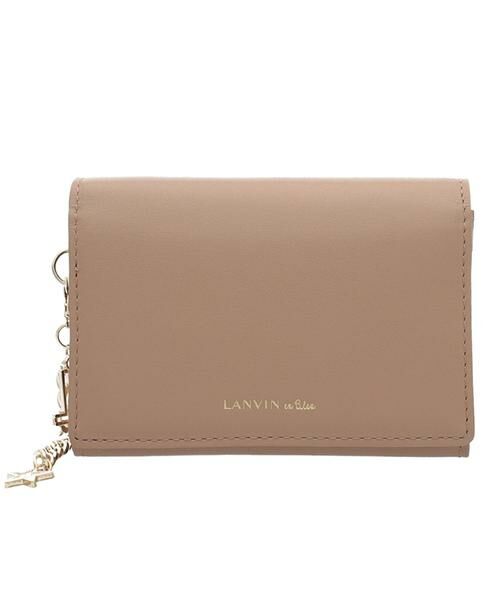 LANVIN en Bleu(バッグ)/ランバンオンブルー(バッグ) ランバン オン ブルー LANVIN en Bleu ルナ 名刺入れ ベージュ F LANVIN en Bleu(バッグ)/ランバンオンブルー(バッグ) ランバン オン ブルー LANVIN en Bleu ルナ 名刺入れ ベージュ F