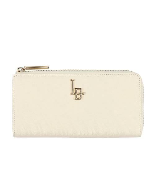 LANVIN en Bleu(バッグ)/ランバンオンブルー(バッグ) エルヴィー Lファスナー長財布 アイボリー F LANVIN en Bleu(バッグ)/ランバンオンブルー(バッグ) エルヴィー Lファスナー長財布 アイボリー F