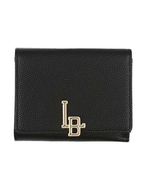 LANVIN en Bleu(バッグ)/ランバンオンブルー(バッグ) エルヴィー 三つ折り財布 ブラック F LANVIN en Bleu(バッグ)/ランバンオンブルー(バッグ) エルヴィー 三つ折り財布 ブラック F