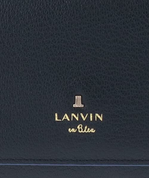 LANVIN en Bleu(バッグ) / ランバンオンブルー(バッグ) 財布・コインケース・マネークリップ | ランバン オン ブルー LANVIN en Bleu リム 被せ薄マチ長財布 | 詳細5