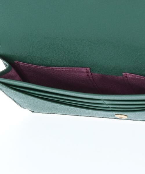 LANVIN en Bleu(バッグ) / ランバンオンブルー(バッグ) 財布・コインケース・マネークリップ | ランバン オン ブルー LANVIN en Bleu リム 被せ薄マチ長財布 | 詳細12