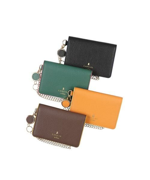 LANVIN en Bleu(バッグ) / ランバンオンブルー(バッグ) カードケース・名刺入れ・定期入れ | ランバン オン ブルー LANVIN en Bleu リム リール付き2面パスケース | 詳細17