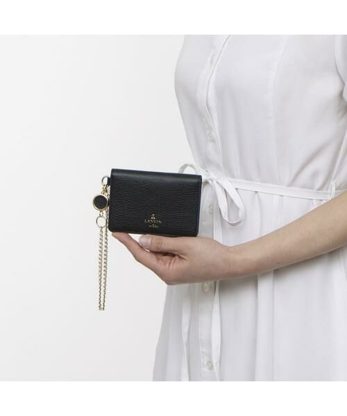 LANVIN en Bleu(バッグ) / ランバンオンブルー(バッグ) カードケース・名刺入れ・定期入れ | ランバン オン ブルー LANVIN en Bleu リム リール付き2面パスケース | 詳細19